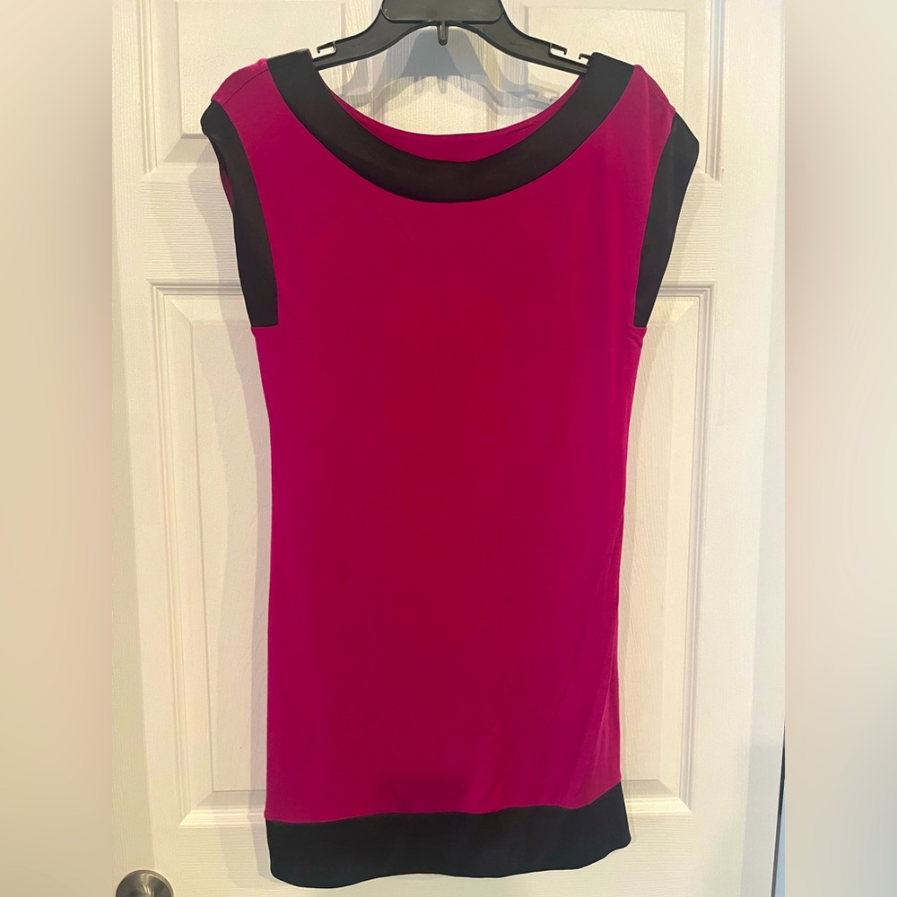 Hot pink Express tunic dress